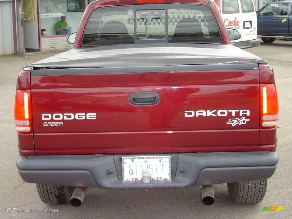 2003 Dakota SXT Regular Cab 4x4 - Dark Garnet Red Pearl / Dark Slate Gray photo #4