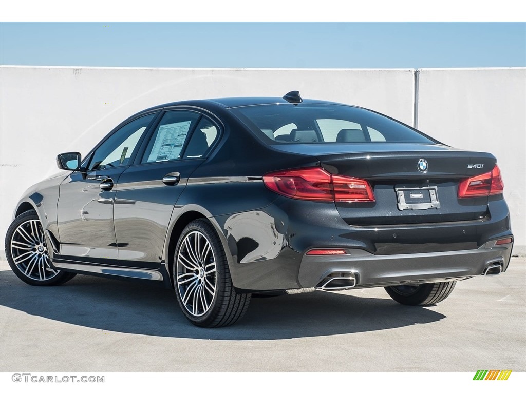 2017 5 Series 540i Sedan - Black Sapphire Metallic / Black photo #3