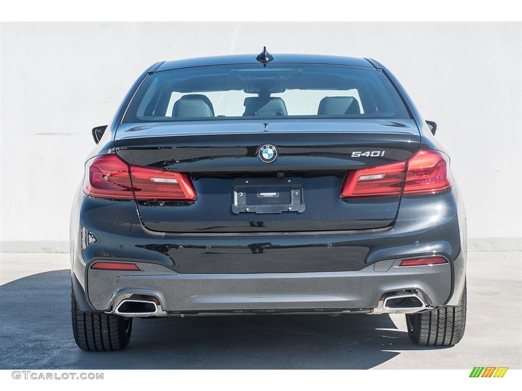 2017 5 Series 540i Sedan - Black Sapphire Metallic / Black photo #4