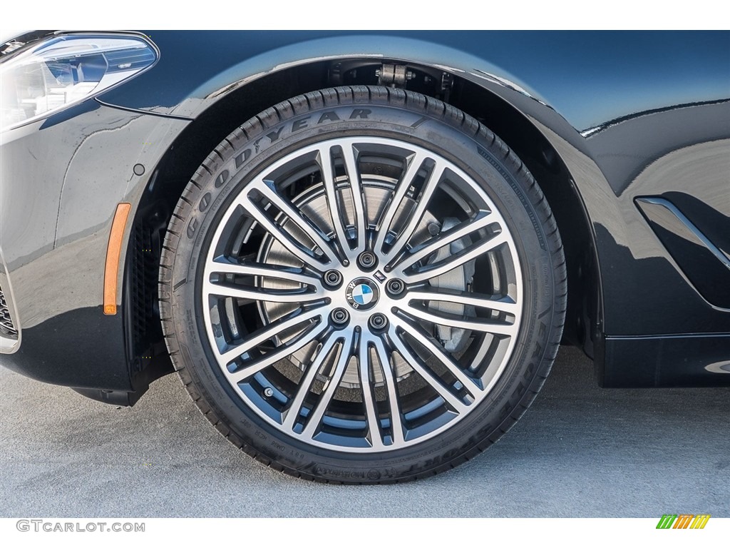 2017 5 Series 540i Sedan - Black Sapphire Metallic / Black photo #9