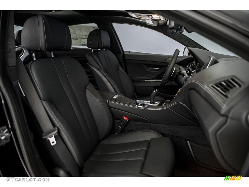 2018 6 Series 640i Gran Coupe - Black Sapphire Metallic / Black photo #2