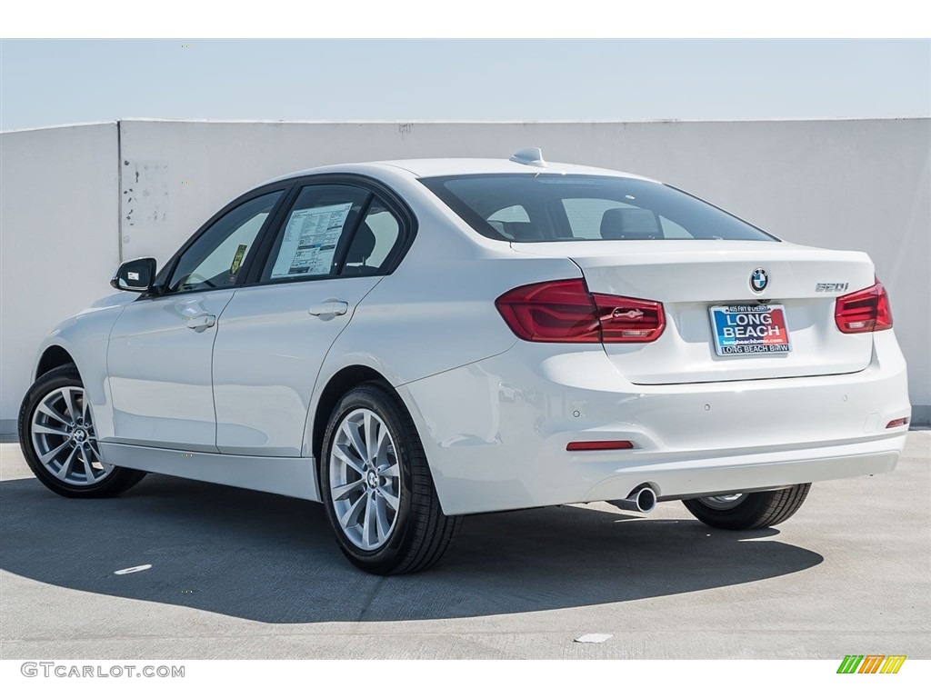 2018 3 Series 320i Sedan - Alpine White / Black photo #3