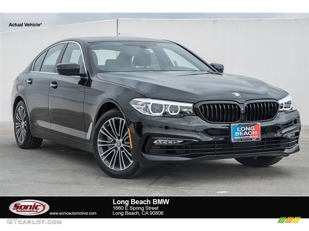2018 5 Series 530i Sedan - Jet Black / Black photo #1