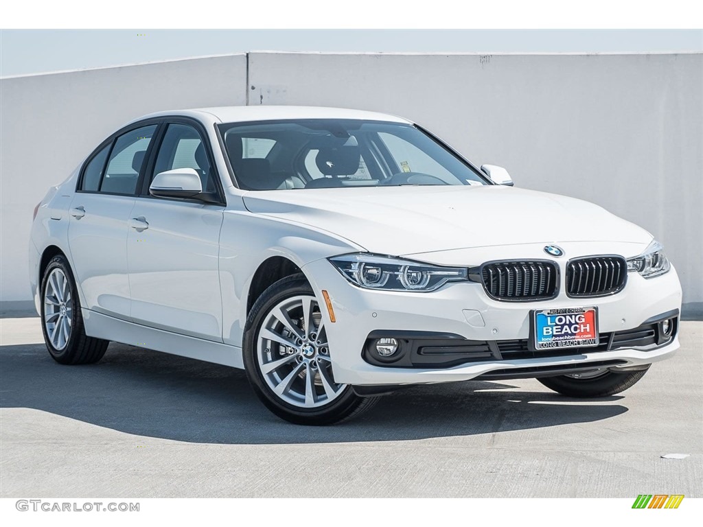 2018 3 Series 320i Sedan - Alpine White / Black photo #12