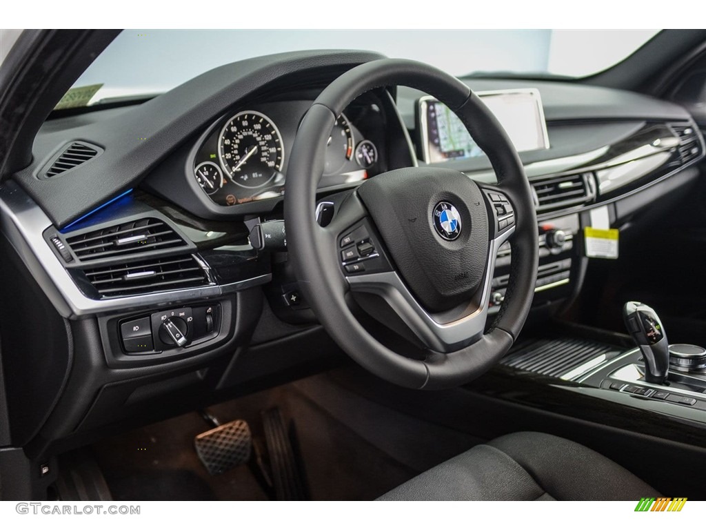 2018 BMW X5 xDrive40e iPerfomance Black Dashboard Photo #123703769