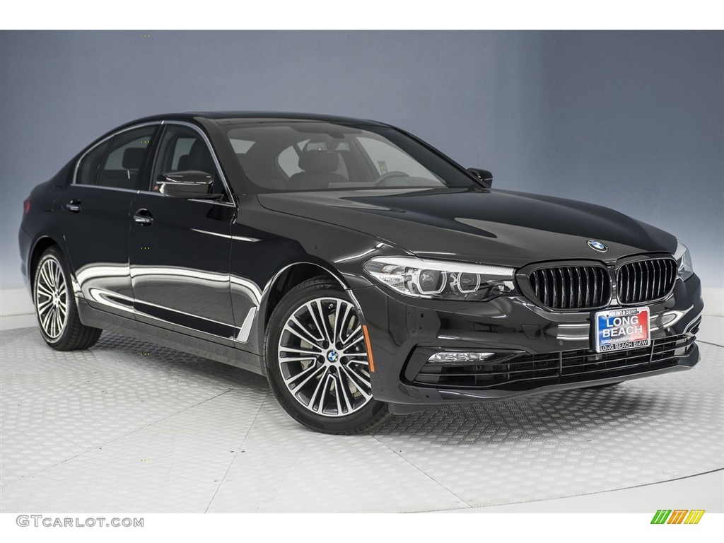 Jet Black 2018 BMW 5 Series 530i Sedan Exterior Photo #123703970