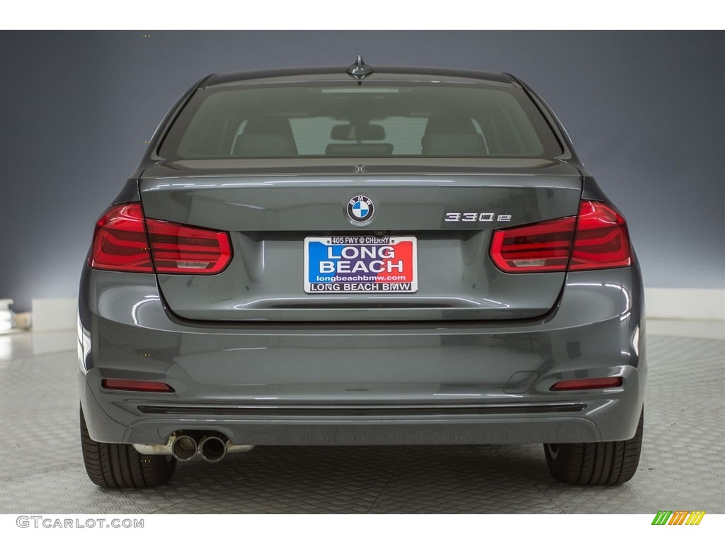 2018 3 Series 330e iPerformance Sedan - Mineral Grey Metallic / Black photo #3