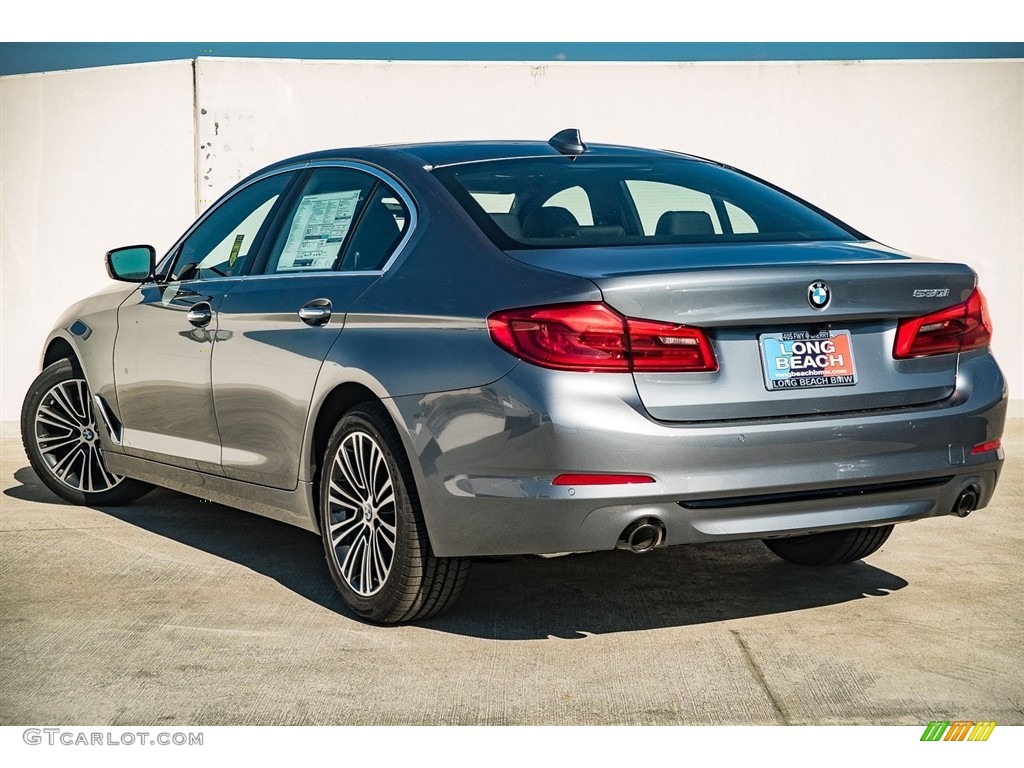 2018 5 Series 530i Sedan - Bluestone Metallic / Black photo #3