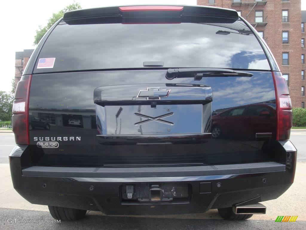 2007 Suburban 1500 LTZ 4x4 - Black / Ebony photo #6