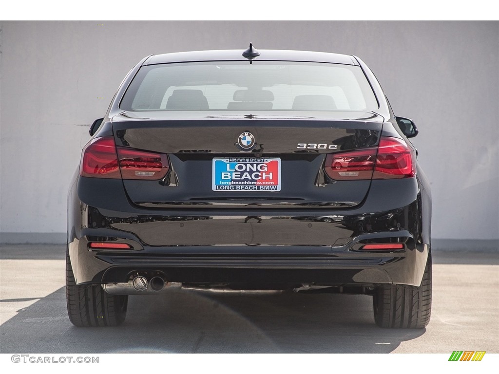 2018 3 Series 330e iPerformance Sedan - Jet Black / Black photo #4