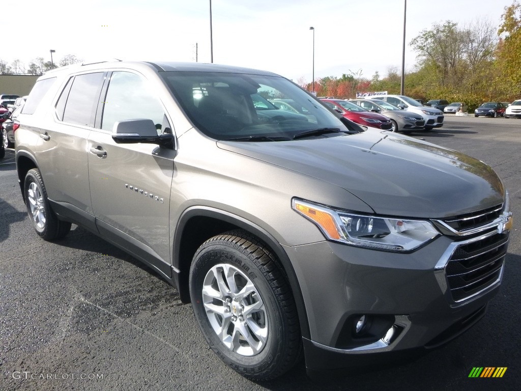 2018 Traverse LT AWD - Pepperdust Metallic / Jet Black photo #7