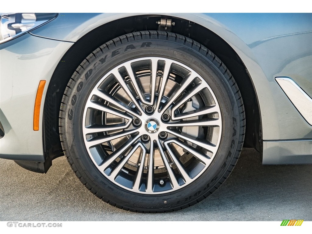 2018 5 Series 530i Sedan - Bluestone Metallic / Black photo #9