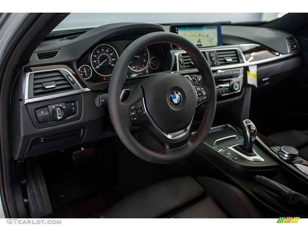 2018 BMW 3 Series 328d xDrive Sports Wagon Black Dashboard Photo #123705494