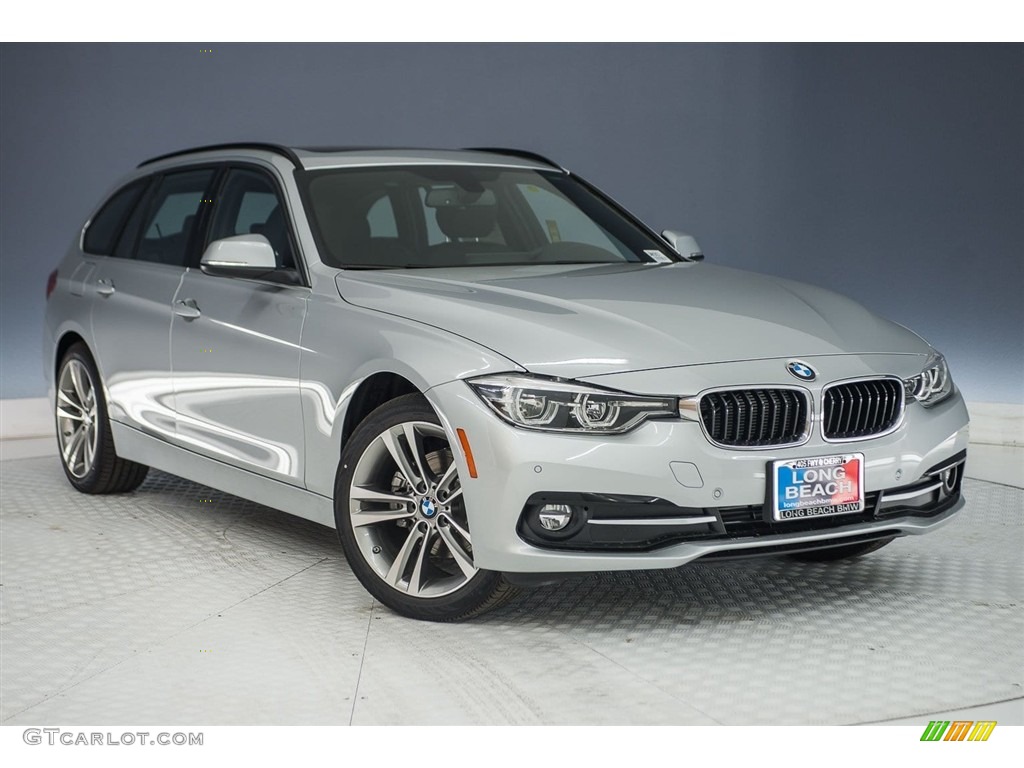 Glacier Silver Metallic 2018 BMW 3 Series 328d xDrive Sports Wagon Exterior Photo #123705623