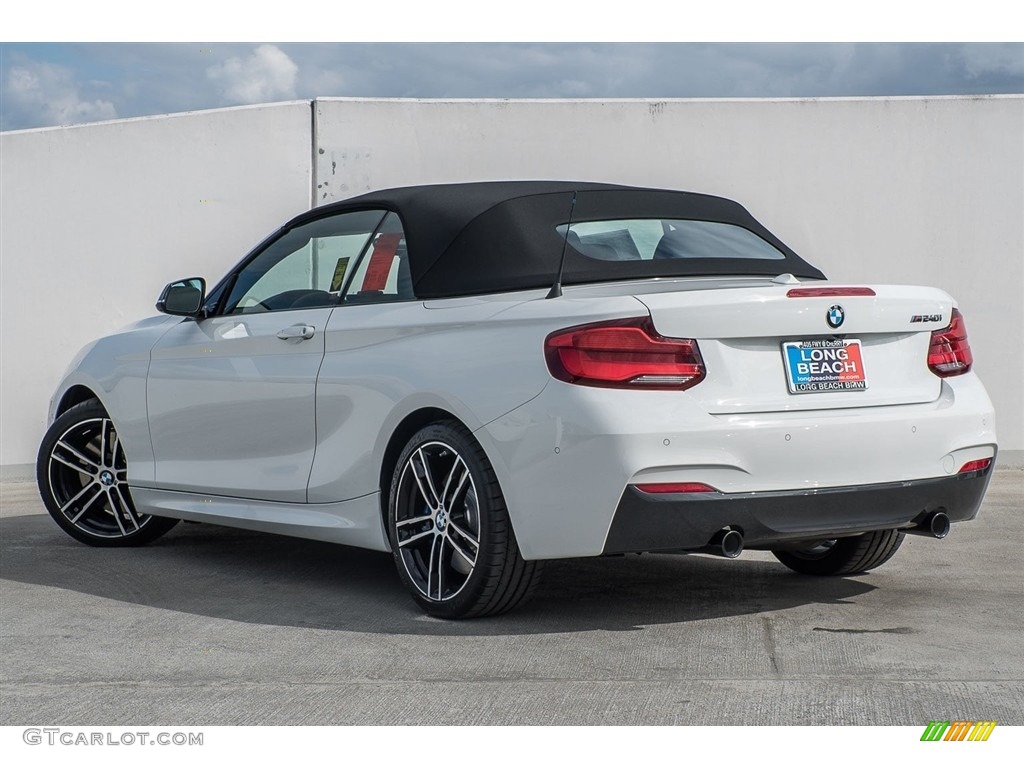 2018 2 Series M240i Convertible - Alpine White / Black photo #3