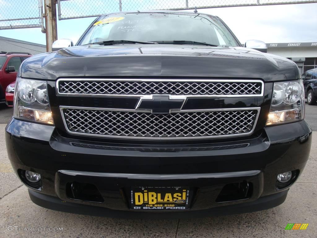 2007 Suburban 1500 LTZ 4x4 - Black / Ebony photo #27