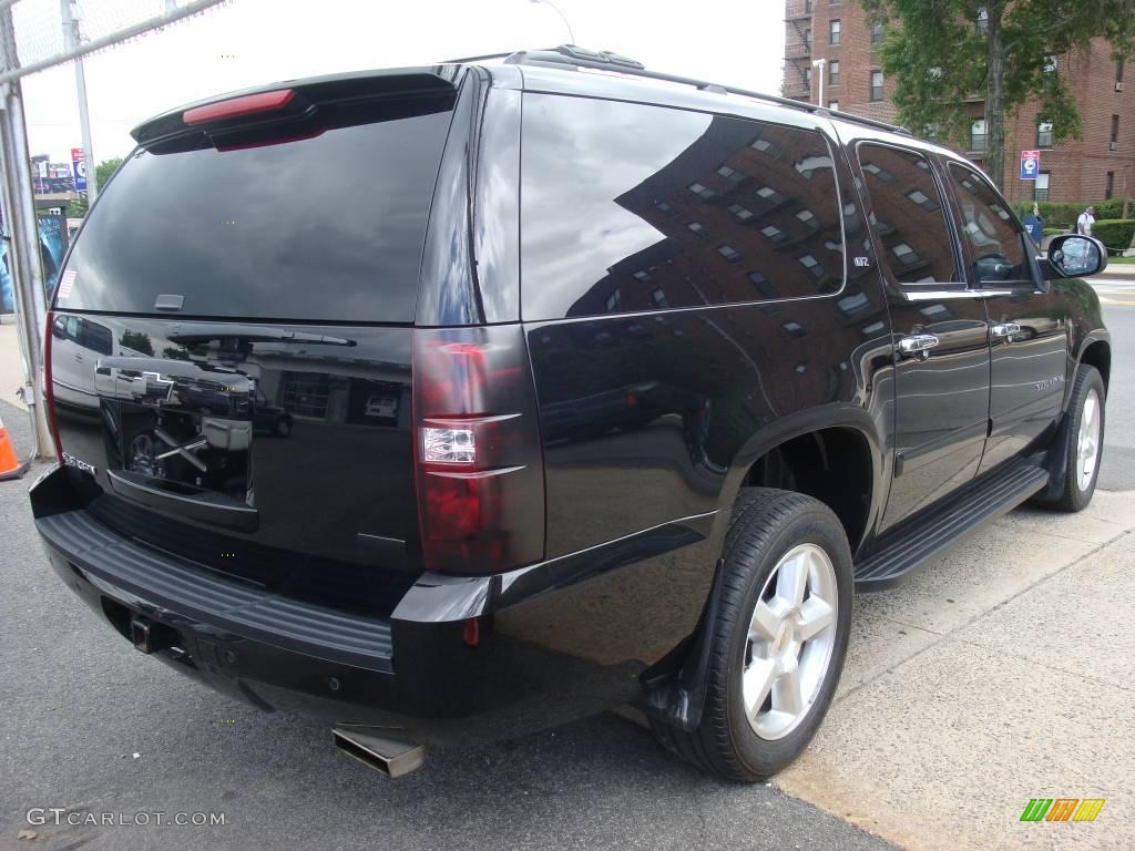 2007 Suburban 1500 LTZ 4x4 - Black / Ebony photo #33