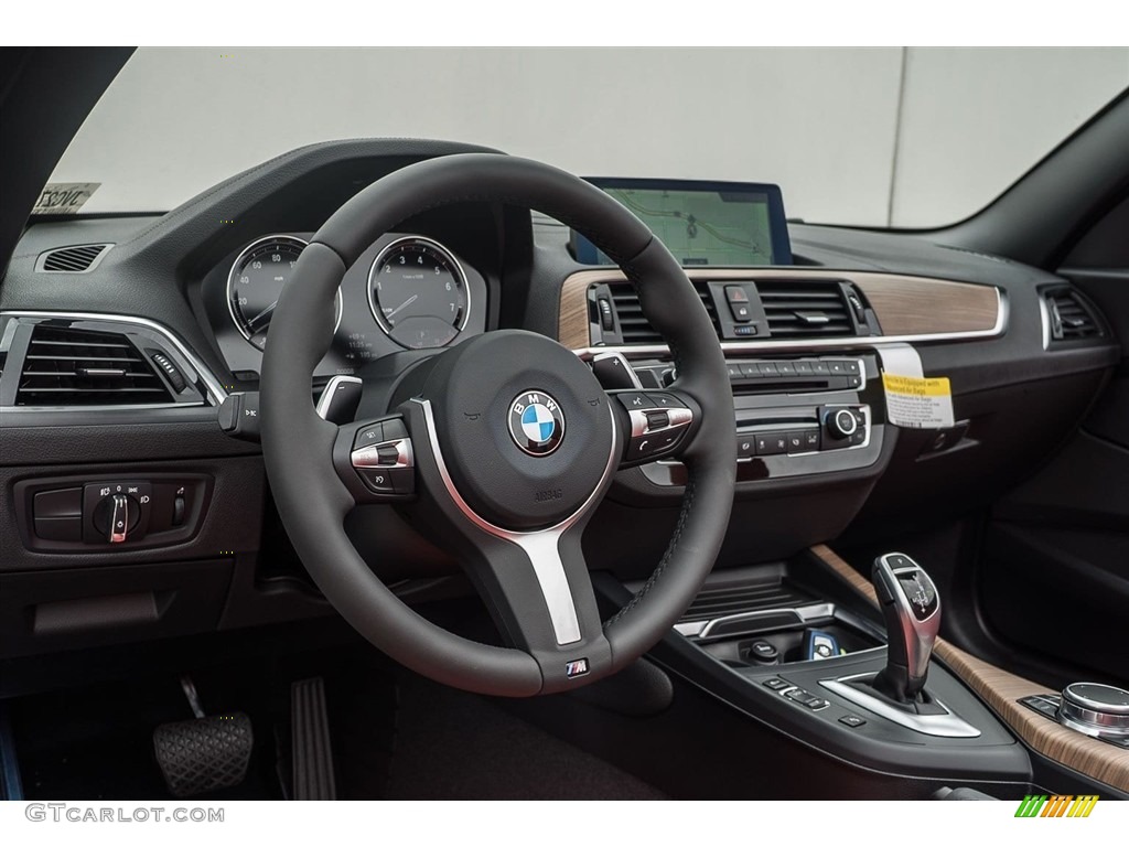 2018 BMW 2 Series M240i Convertible Coral Red Dashboard Photo #123706475