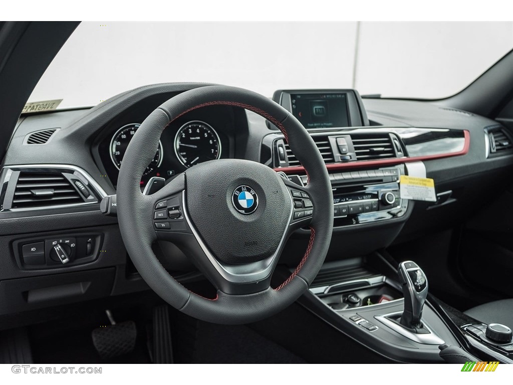 2018 BMW 2 Series 230i Convertible Black Dashboard Photo #123707180