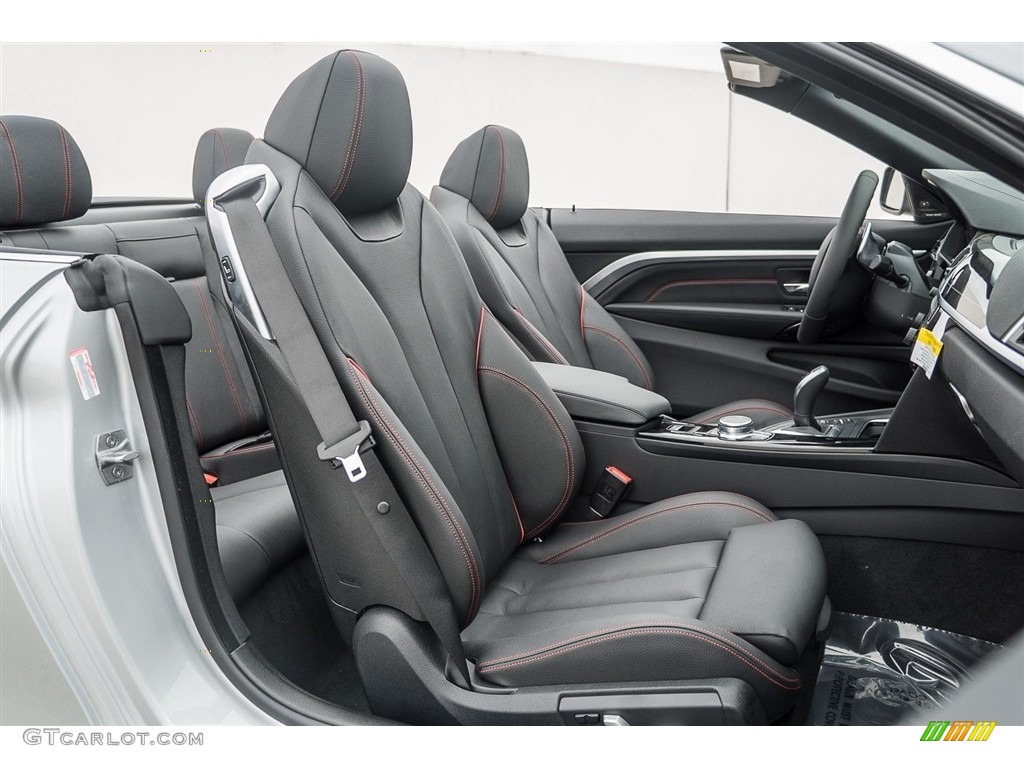 Black Interior 2018 BMW 4 Series 440i Convertible Photo #123707291