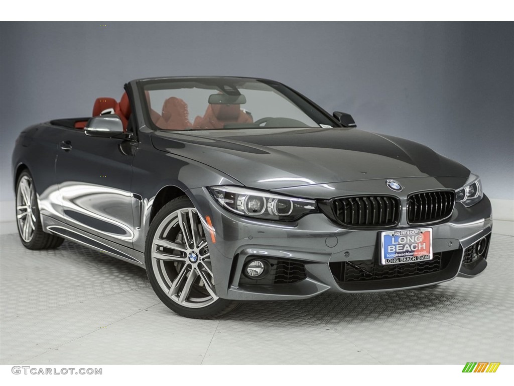 Mineral Grey Metallic 2018 BMW 4 Series 440i Convertible Exterior Photo #123708230