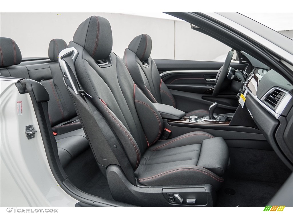 Black Interior 2018 BMW 4 Series 440i Convertible Photo #123708314