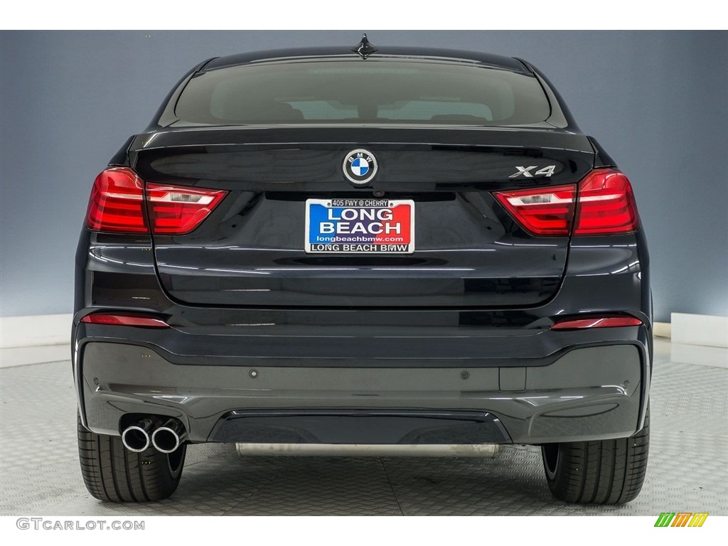 2018 X4 xDrive28i - Carbon Black Metallic / Black photo #3