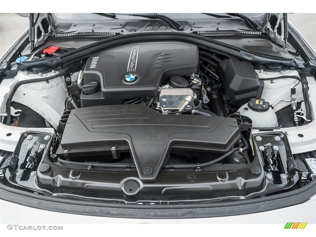 2018 BMW 3 Series 320i Sedan 2.0 Liter DI TwinPower Turbocharged DOHC 16-Valve VVT 4 Cylinder Engine Photo #123708629