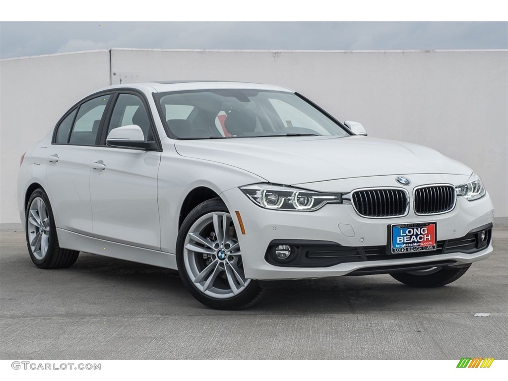 2018 3 Series 320i Sedan - Alpine White / Black photo #12