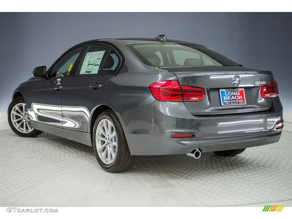 2018 3 Series 320i Sedan - Mineral Grey Metallic / Black photo #3