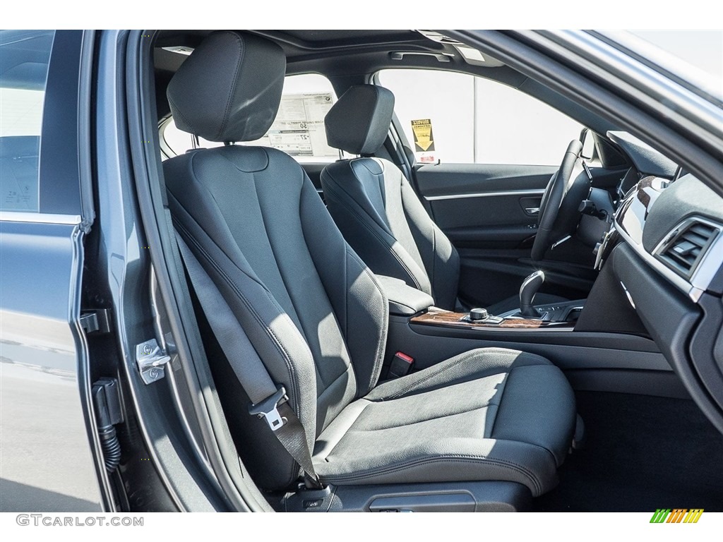 2017 3 Series 330i Sedan - Mineral Grey Metallic / Black photo #2