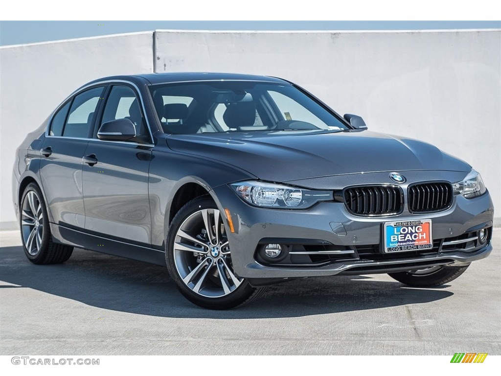 2017 3 Series 330i Sedan - Mineral Grey Metallic / Black photo #12