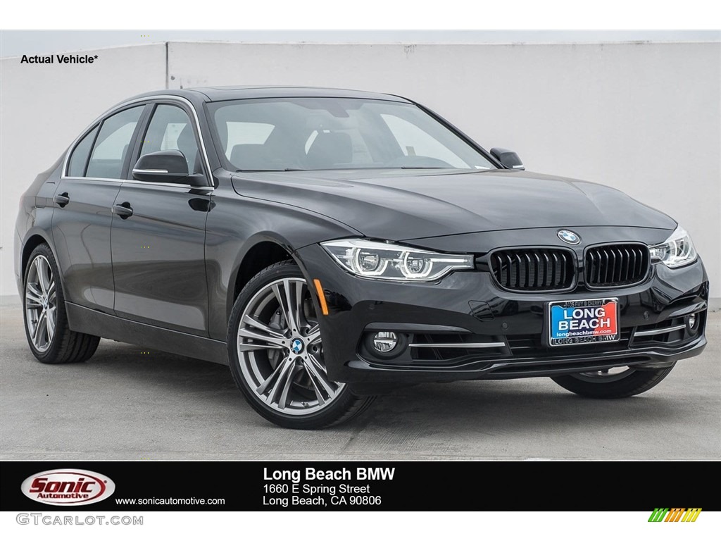 2018 3 Series 340i Sedan - Jet Black / Black photo #1