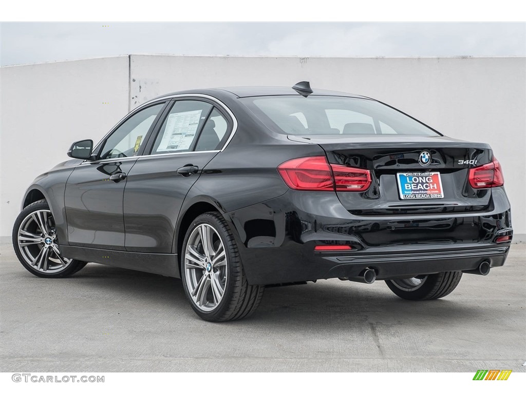 2018 3 Series 340i Sedan - Jet Black / Black photo #3