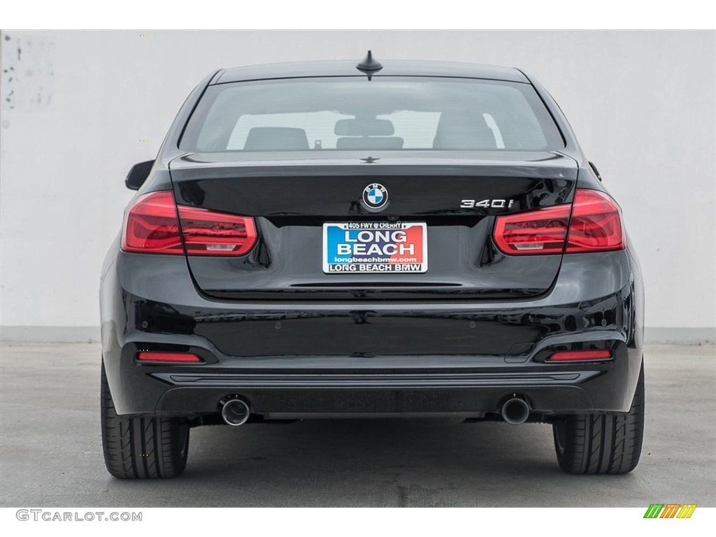 2018 3 Series 340i Sedan - Jet Black / Black photo #4
