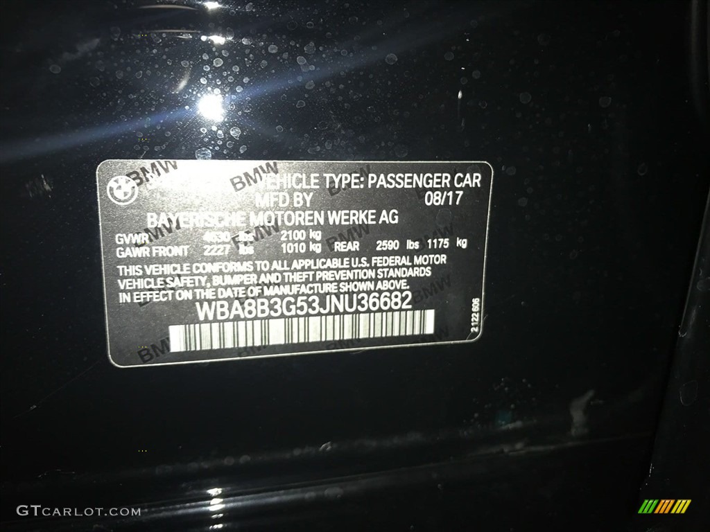 2018 3 Series 340i Sedan - Jet Black / Black photo #12