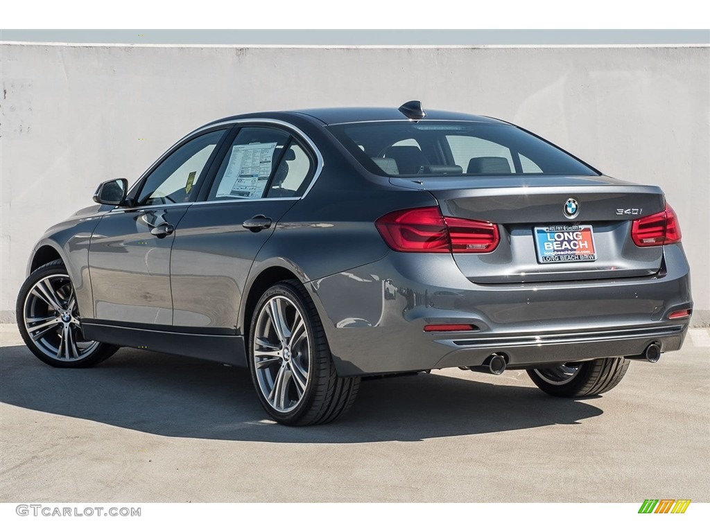 2018 3 Series 340i Sedan - Mineral Grey Metallic / Black photo #3