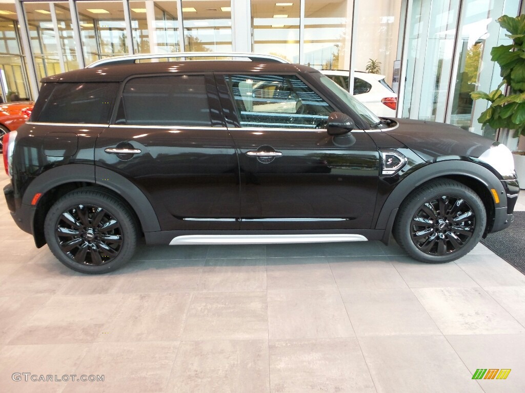 2018 Countryman Cooper S ALL4 - Midnight Black Metallic / Carbon Black photo #1