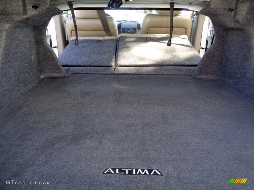 2006 Altima 3.5 SL - Satin White Pearl / Blond photo #18