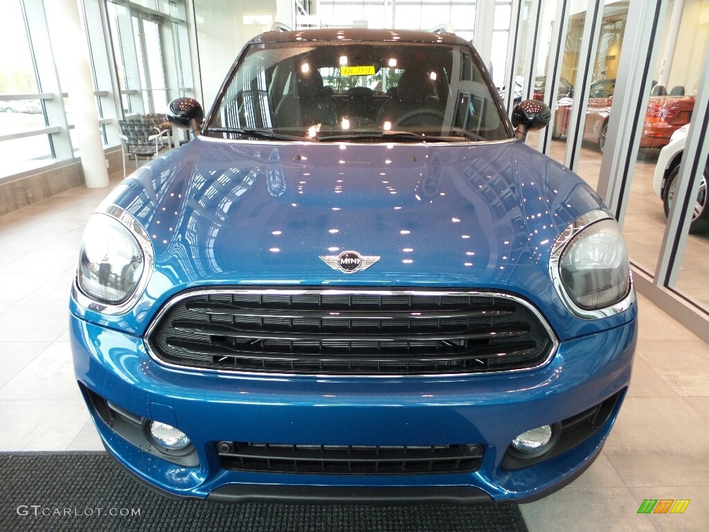 2018 Countryman Cooper ALL4 - Island Blue Metallic / Carbon Black photo #2