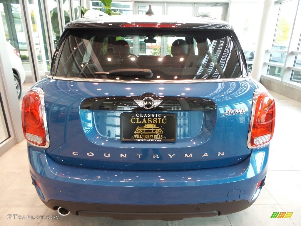 2018 Countryman Cooper ALL4 - Island Blue Metallic / Carbon Black photo #3
