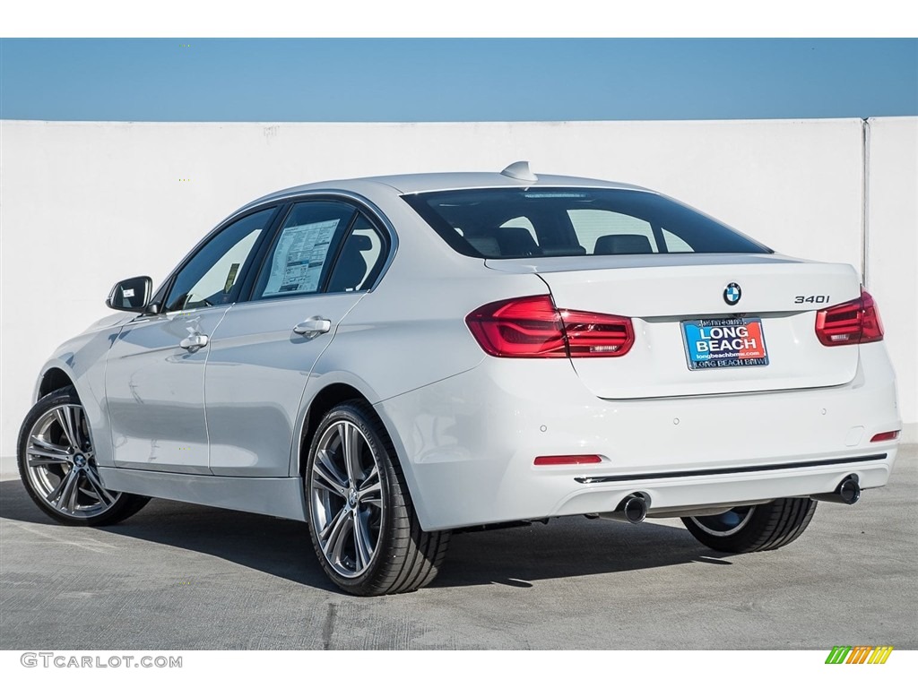 2018 3 Series 340i Sedan - Alpine White / Black photo #3