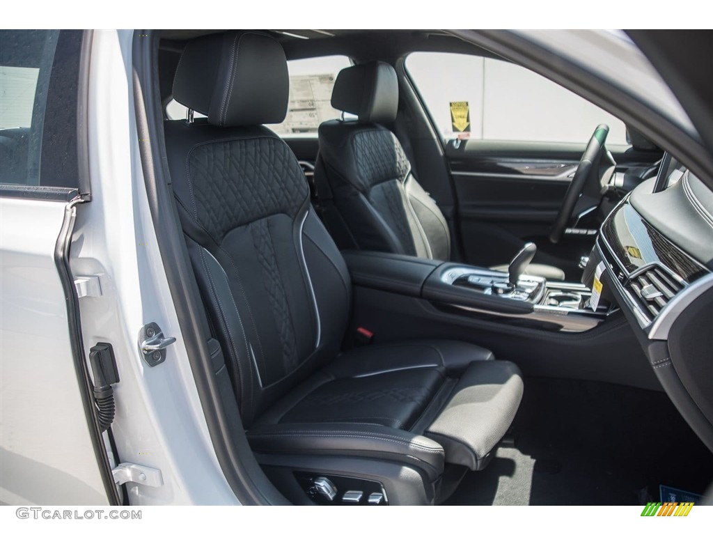 2018 7 Series 750i Sedan - Mineral White Metallic / Black photo #2