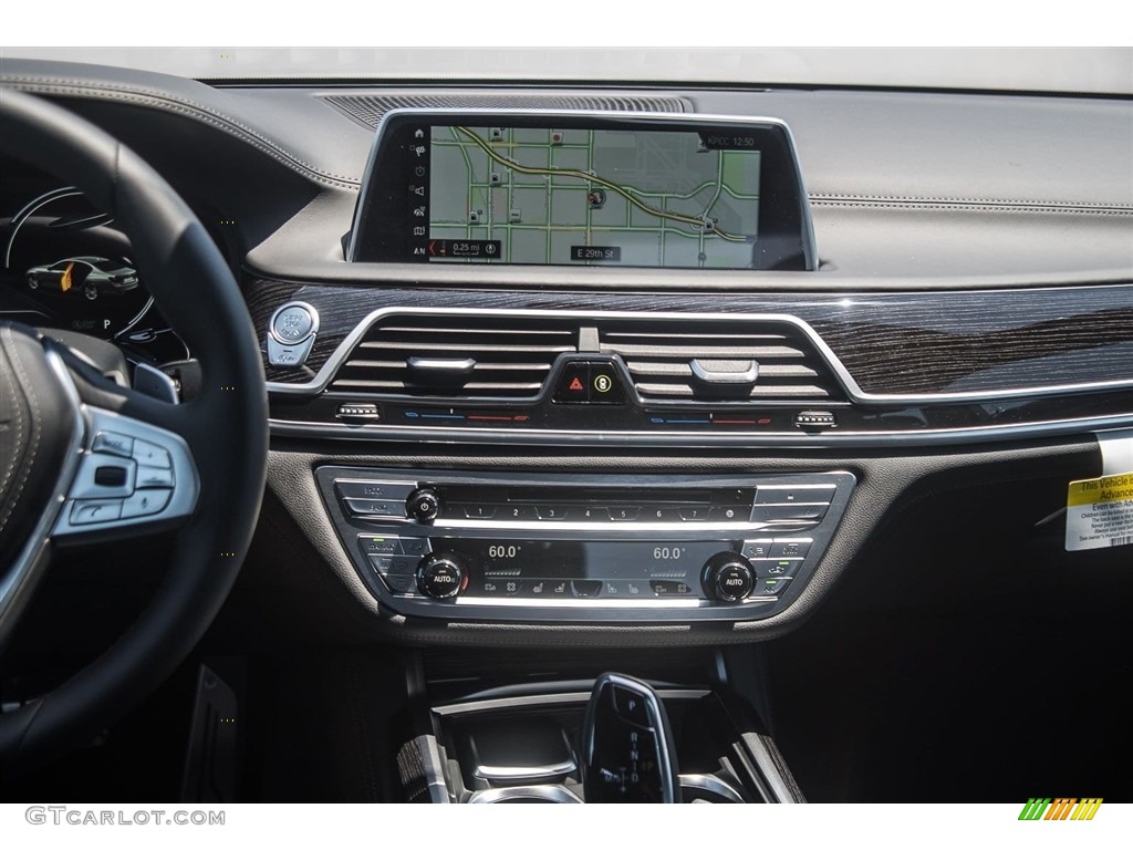 2018 7 Series 750i Sedan - Mineral White Metallic / Black photo #6