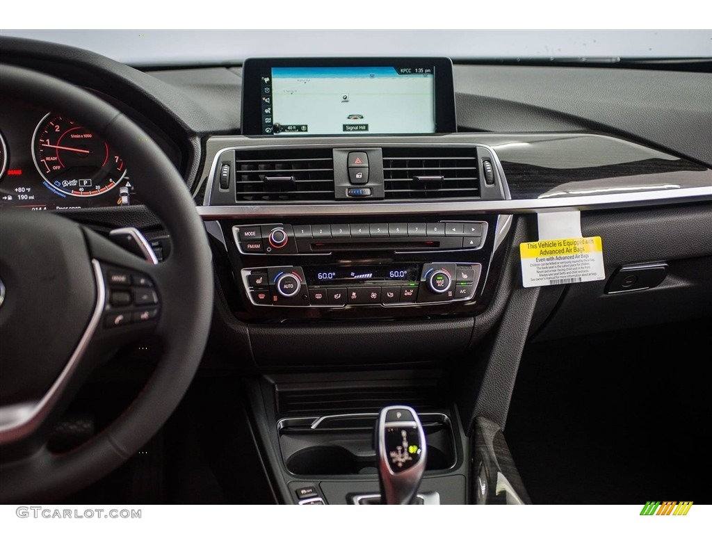 2017 3 Series 330i Sedan - Jet Black / Coral Red photo #5