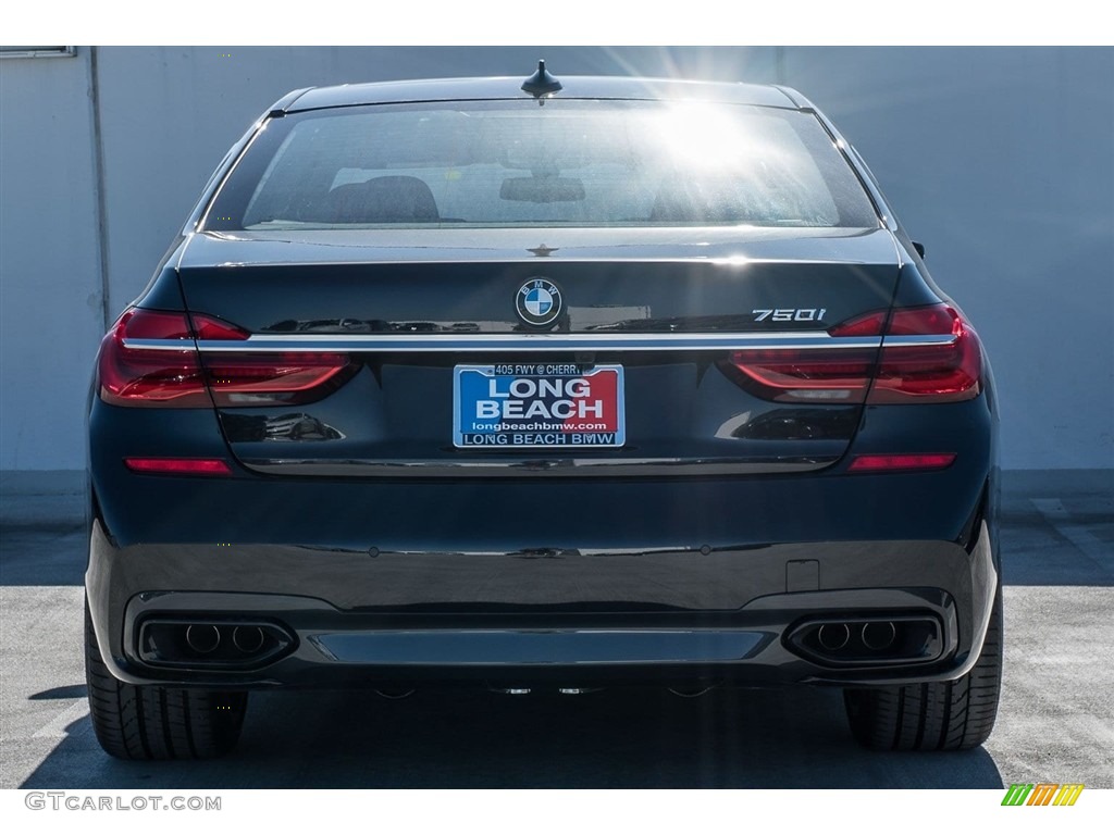 2018 7 Series 750i Sedan - Black Sapphire Metallic / Black photo #4
