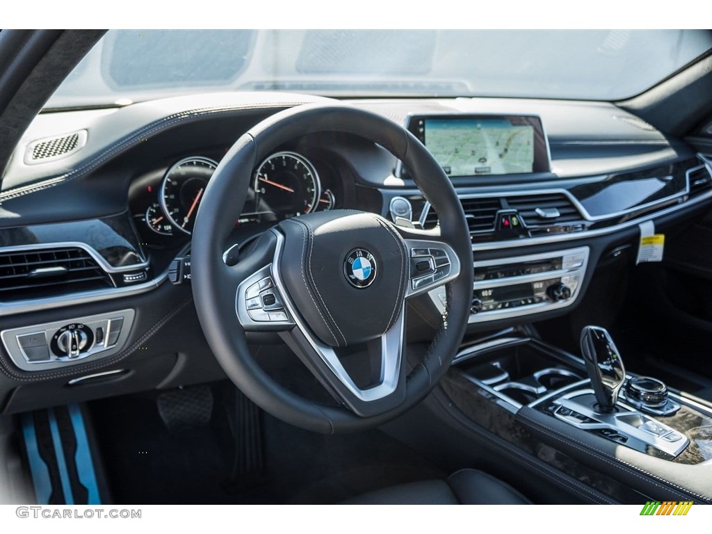 2018 7 Series 750i Sedan - Black Sapphire Metallic / Black photo #5