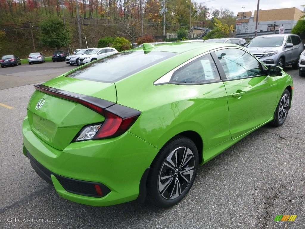 Energy Green Pearl 2018 Honda Civic EX-T Coupe Exterior Photo #123712235