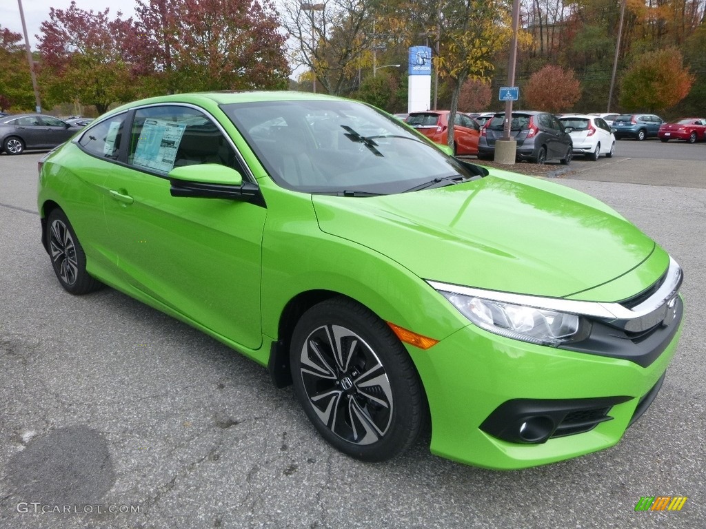 Energy Green Pearl 2018 Honda Civic EX-T Coupe Exterior Photo #123712259