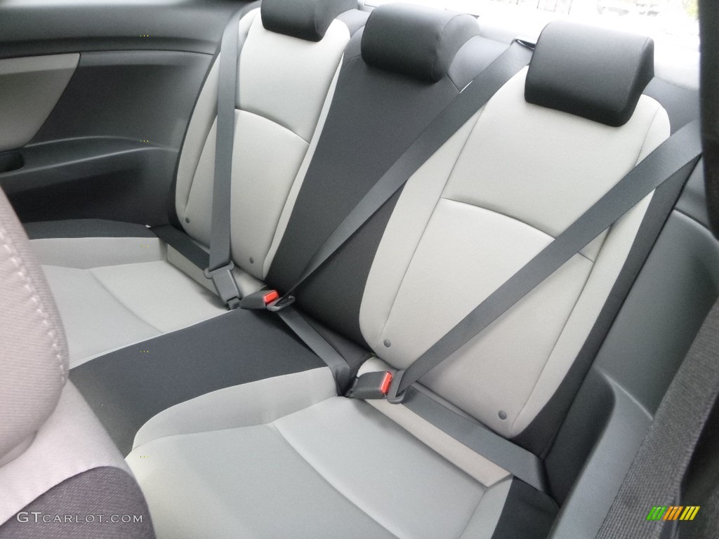 Black/Ivory Interior 2018 Honda Civic EX-T Coupe Photo #123712343